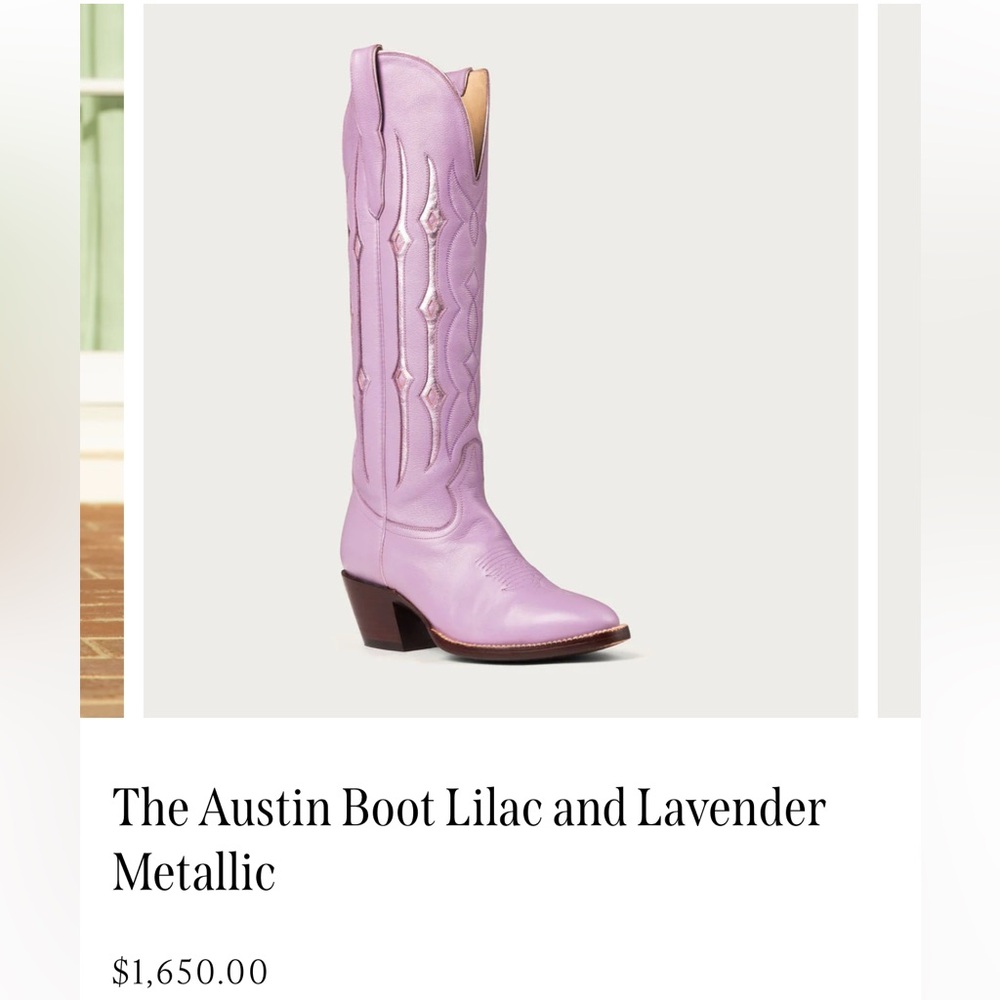 Lilac Heeled Boots